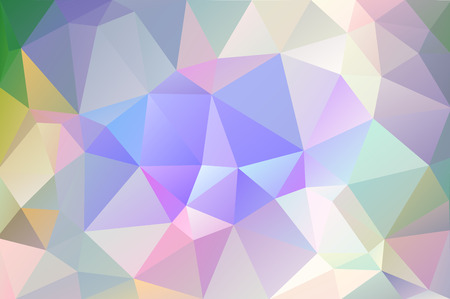 Multicolor geometric rumpled triangular low poly origami style gradient illustration graphic...