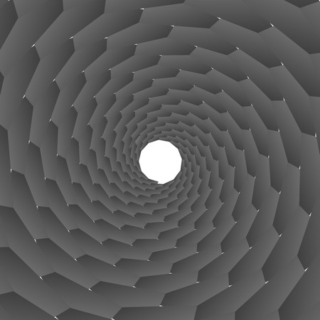 Spiral pattern illustration.のイラスト素材