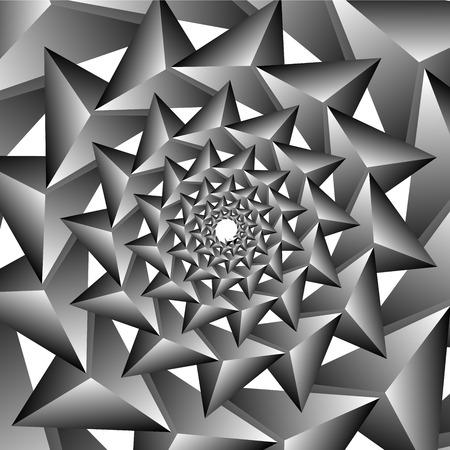 Spiral pattern design illustration.のイラスト素材