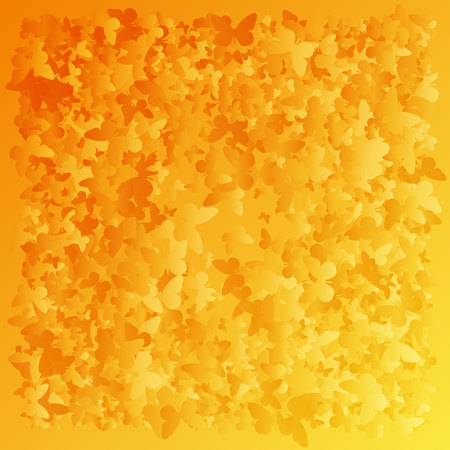 A background of butterflies. Abstract vector pattern of butterflies.のイラスト素材