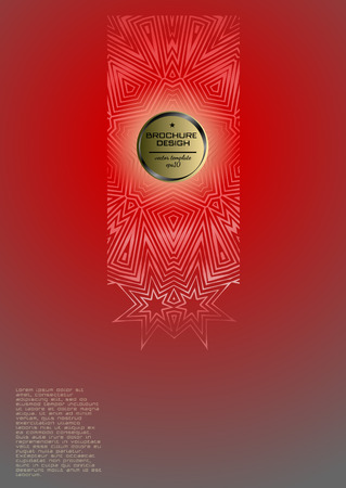 Geometric halftone gradients. Minimal cover design backgrounds. Abstract shapes. Vector illustration. Multicolored pattern of lines and starsのイラスト素材