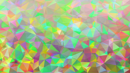 Abstract low poly background of triangles in Red, green, multicolor colors. Vector illustration.のイラスト素材