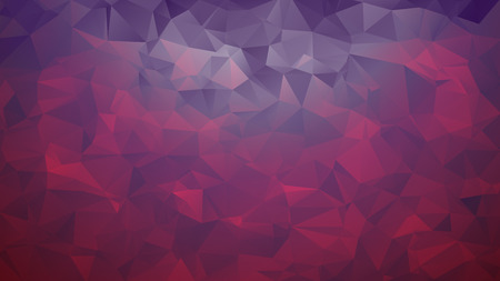 Abstract low poly background of triangles in Lilac, pink colors. Substrate for design. 16:9のイラスト素材