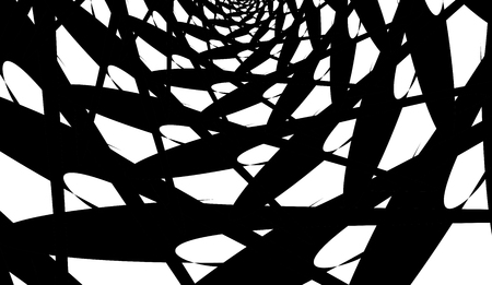abstract spiral on a white background object.のイラスト素材