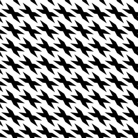 Seamless vector backgrounds from black, abstract arrow, x. Monochrome graphic pattern. Eps10.のイラスト素材