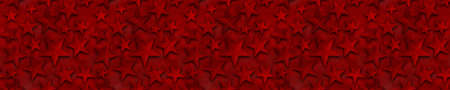 Header for the site, stars on red, grunge. Design element, background for the web. footer.の写真素材
