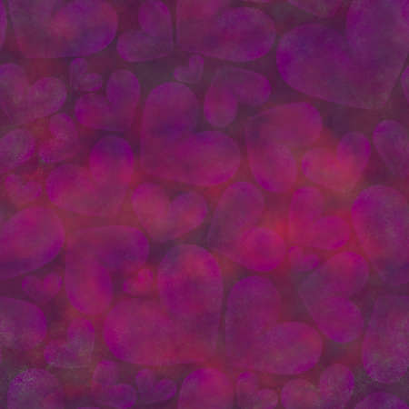 3D image, rendering Seamless pattern on a Pink background. Pink Heart. Holiday Valentines Day....