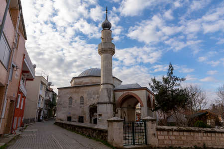 The mosque in the old town of Istanbul.の写真素材