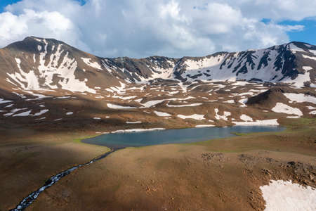 Scenic view of Yedigoller Kesis Mountain Erzincan Turkey