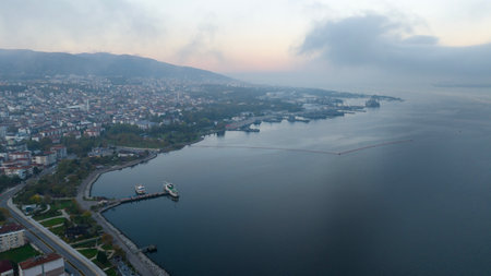 Panoramic view of the cityの写真素材