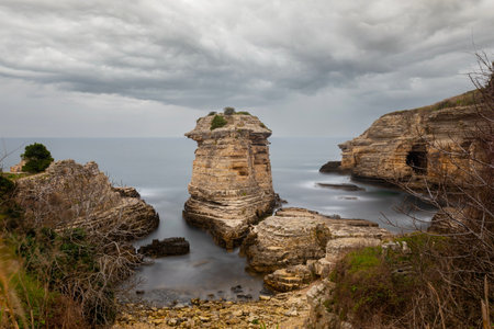 Beautiful view of the cliffsの写真素材
