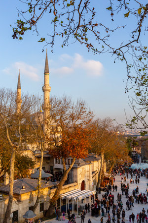 Hagia Sophia in Istanbul, Turkeyの写真素材