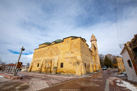 View of the mosque in the old town of Tbilisi, Georgiaの写真素材
