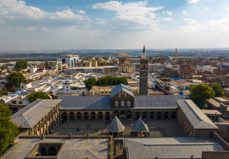 Aerial view of a city.の写真素材