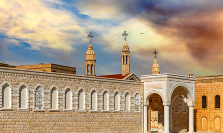 Church of the Holy Sepulchre in Jerusalem, Israel.の写真素材