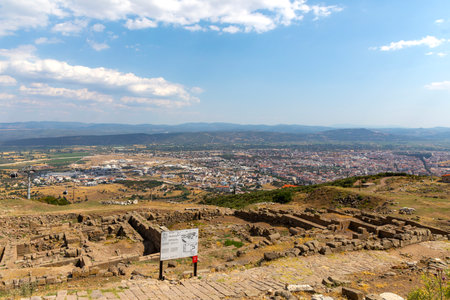 Pompeii, an ancient Roman town destroyed by the volcano Vesuvius.の写真素材