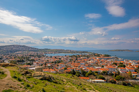 Panoramic view of the old town of Dubrovnik, Croatia