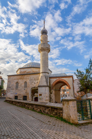 Hagia Sophia Mosque in the old city of Nicosia, Cyprusの写真素材