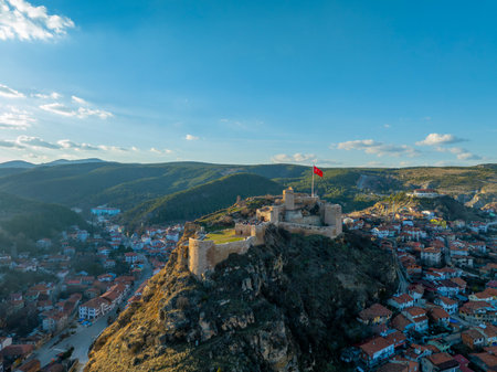 Panoramic view of the old town of Mtskheta, Georgia
