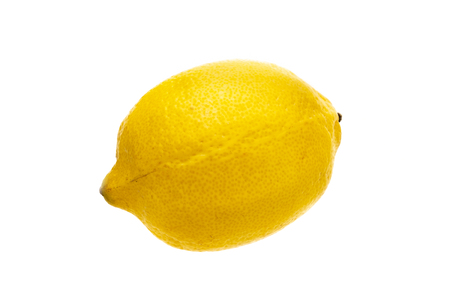 Lemon isolated on whiteの写真素材
