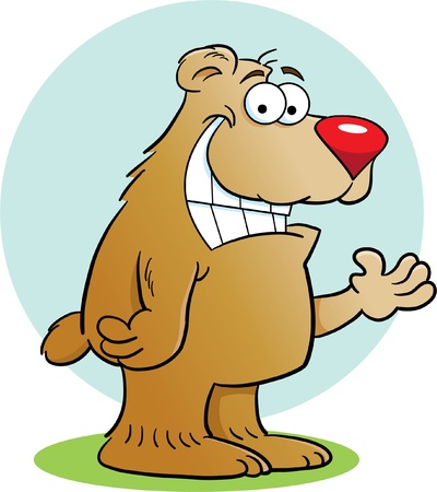 Smiling Bearのイラスト素材