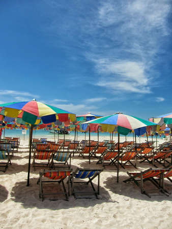 Phi Phi island umbrellas