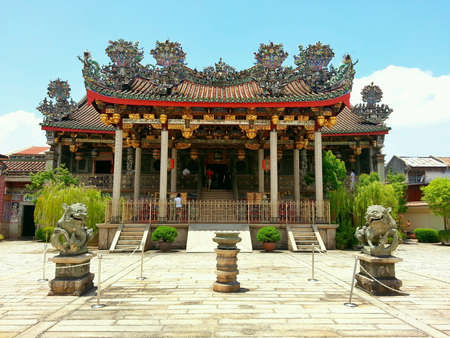 Khoo Kongsi ancestral temple in Georgetown, Penang, Malaysia. の素材