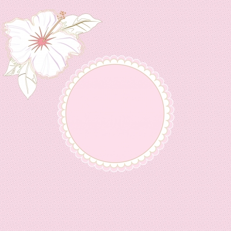 Romantic pink invitationのイラスト素材