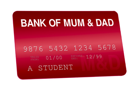 Bank of Mum and Dad Credit Card Family Financesの写真素材