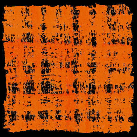 Bright Orange Abstract Crosshatched Backgroundの写真素材