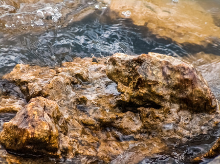 Waves, rocks and billowsの写真素材