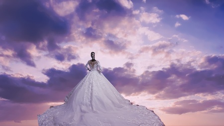Wedding Dress for Designs and templatesの写真素材