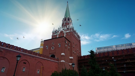 Moscow Russia Red-squareのeditorial素材