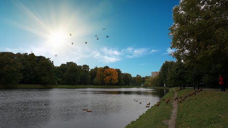 Landscape in Russiaの写真素材