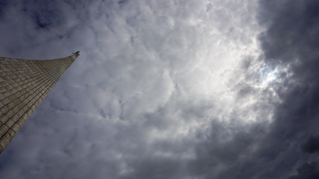 Russia Moscow Skytowerの写真素材