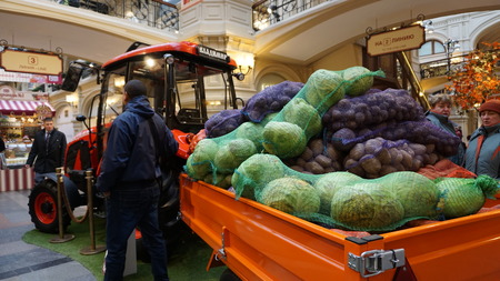 Tractor on saleのeditorial素材