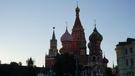 Russia Moscow Red-squareの写真素材