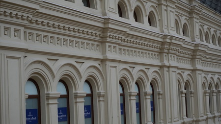 Russia Moscow building and artのeditorial素材