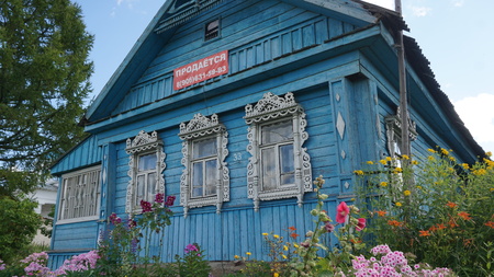 Old wooden houseのeditorial素材