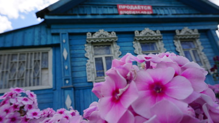 Old wooden houseのeditorial素材