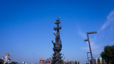 Russia Moscow Shipのeditorial素材