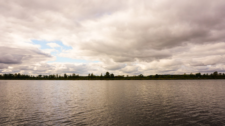 Autumn season in Russia Moscowの写真素材