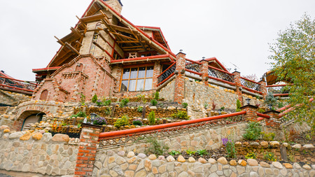 Old brick houseのeditorial素材