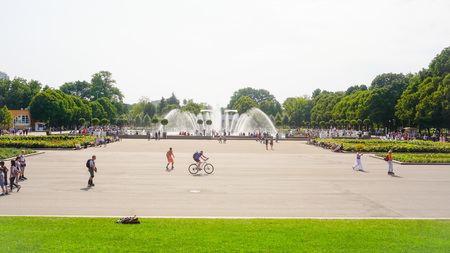 Russia fountain parkのeditorial素材