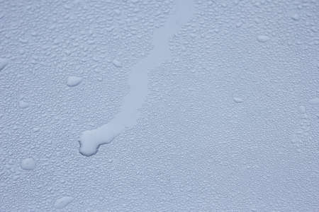 dew on metal surface background
