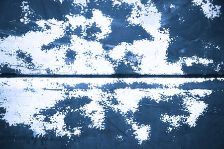scratched blue paint as background