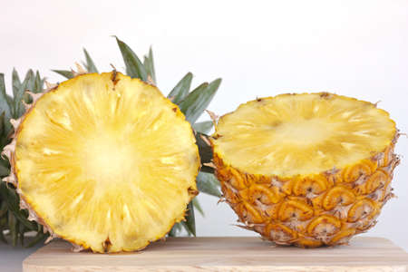 yummy and  juicy ripe pineapple
