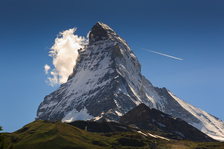 View of Matterhorn Mt. at Zermatt ,Switzerlandの写真素材