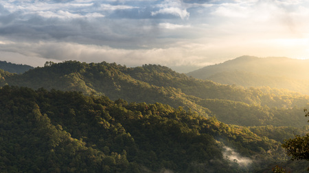 View at Doi Mae Ta Man ,Chiang Mai ,Thailandの写真素材