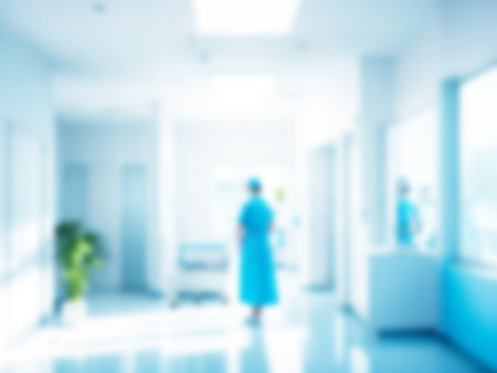 Blurred Hospital Clinic Backgroungの素材